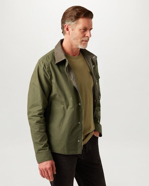 Belstaff Green Men's T-shirt Cotton Jersey for men