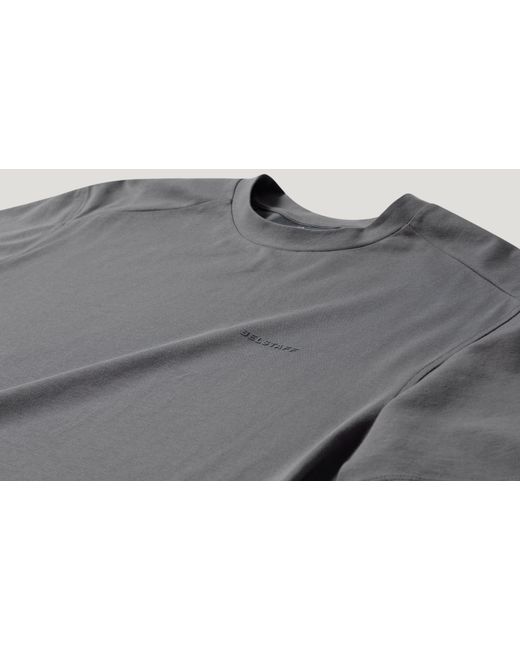 Belstaff Gray Men's Alloy T-shirt Cotton Jersey for men