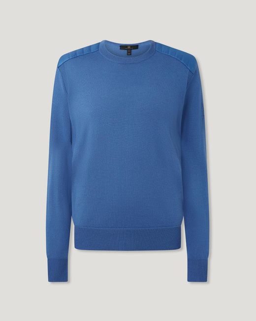 Belstaff Blue Kerrigan Crewneck Jumper for men