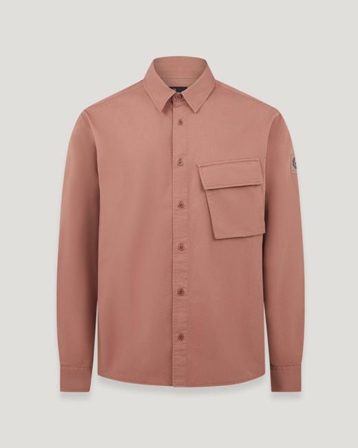 Belstaff Pink Scale Shirt for men