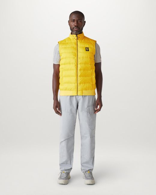 Belstaff Yellow Circuit Vest for men