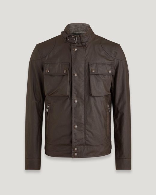 Chaqueta Racemaster Para Hombre Algodón Encerado Belstaff de hombre de color Brown