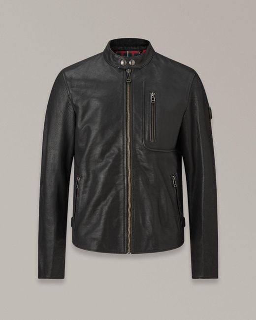 Belstaff Black Long Way Up Montana Jacket for men