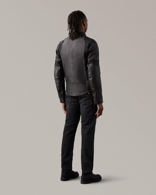 Belstaff Gray Vanguard Motorcycle Jacket for men