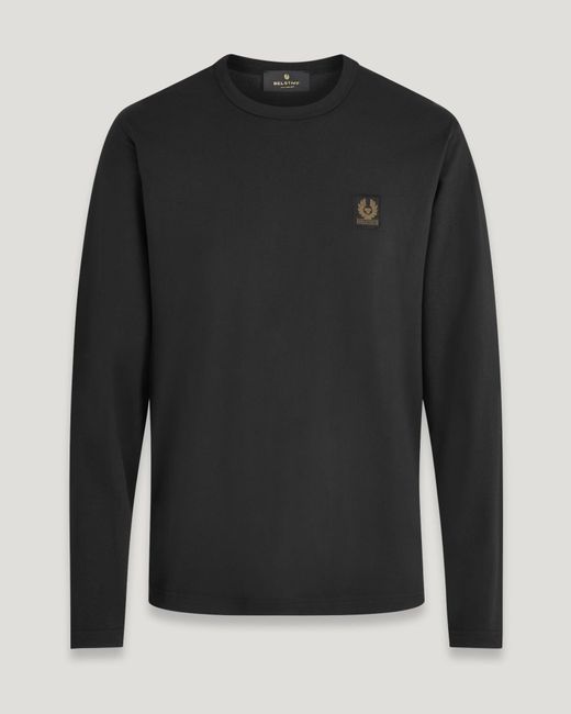 Belstaff Black Long Sleeved T-shirt for men