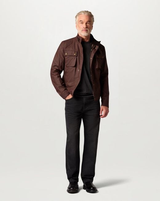 Belstaff Brown Men's Racemaster Jacket Waxed Cotton for men
