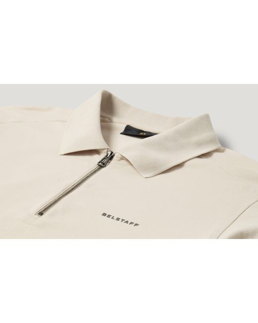Belstaff Natural Men's Alloy Polo Cotton Jersey for men