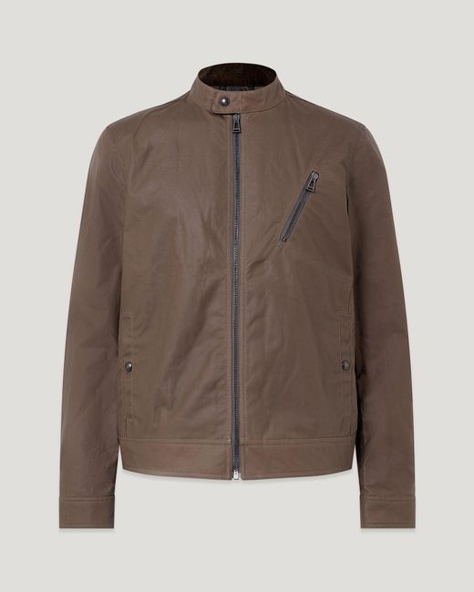 Belstaff Brown Men's Sideline Jacket Waxed Cotton for men
