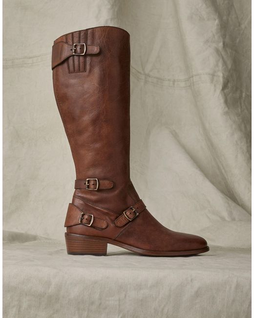 Belstaff Brown Trialmaster Leather Boot