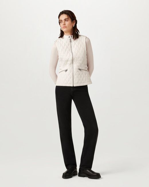 Belstaff Natural Women's Maeva Gilet Quilted Recycled Nylon