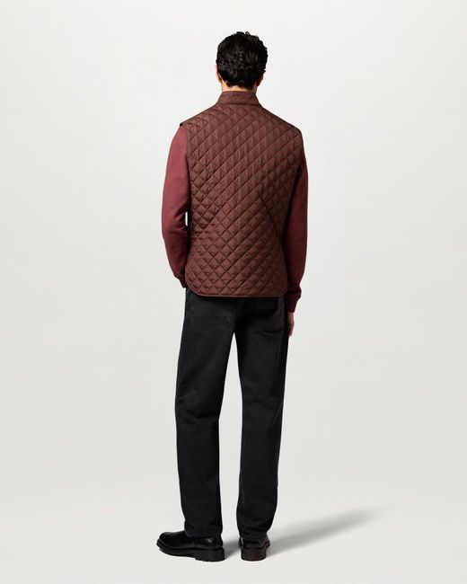 Belstaff Brown Men's Icon Gilet Quilted Recycled Nylon for men