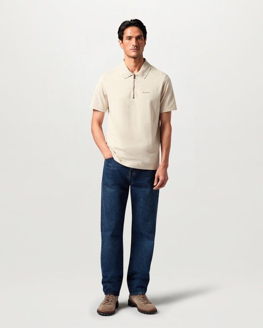 Belstaff Natural Men's Alloy Polo Cotton Jersey for men