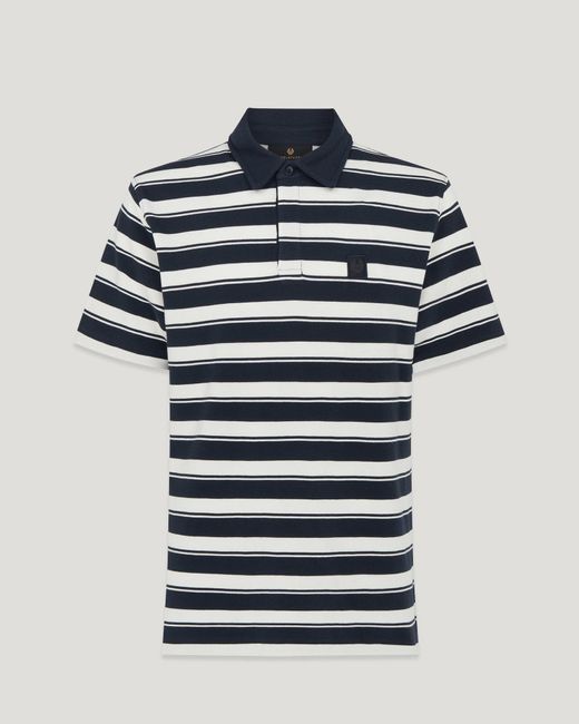 Belstaff Blue River Polo Cotton Pique for men