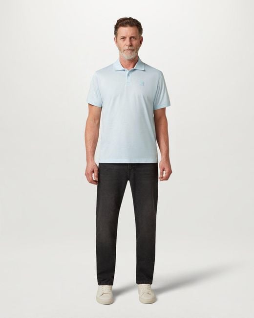 Belstaff Blue Men's Steel Polo Cotton Jersey for men