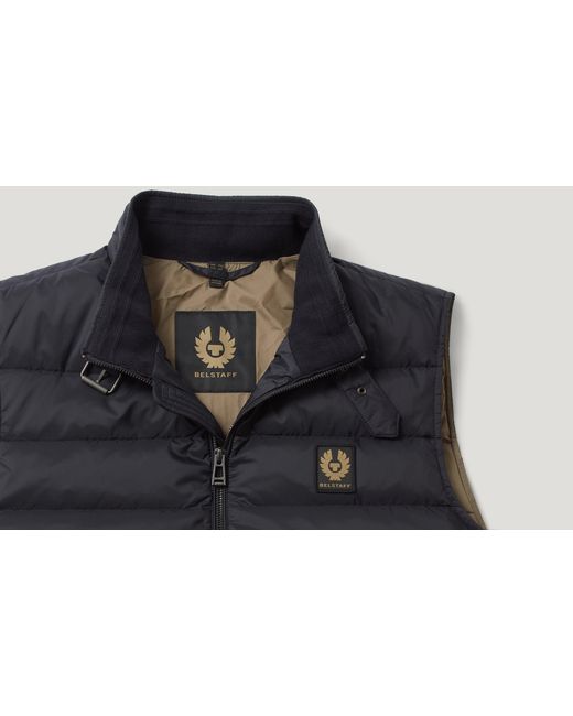 Belstaff Blue Men's Circuit Gilet Down Filled Nylon for men