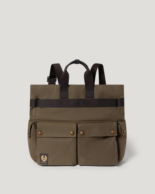 Belstaff Multicolor Unisex Trialmaster 2-way Tote Waxed Cotton