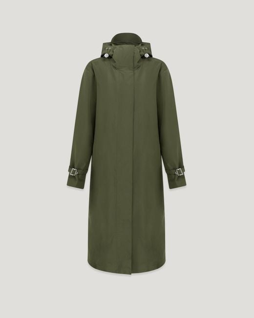 Belstaff Green Navis Parka Tri Tech Shell