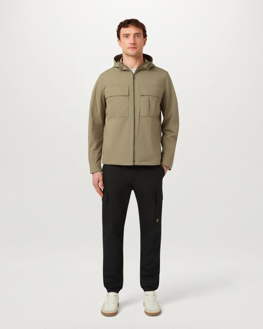 Belstaff Green Men's Container Overshirt Compact Technical Cotton for men