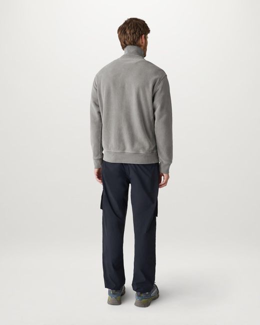Belstaff Mineral outliner sweatshirt mit viertelreißverschluss in Gray für Herren