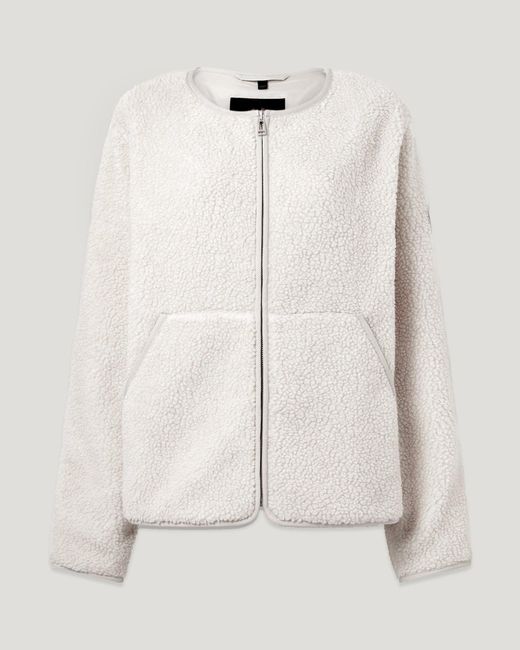 Belstaff Natural Women's Prue Fleece Jacket Lightweight