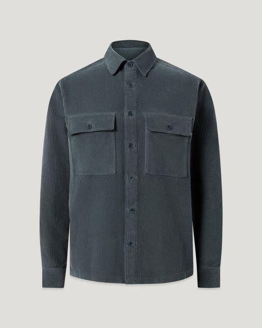 Belstaff Blue Men's Ravine Cotton Corduroy for men