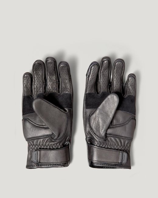 Belstaff Multicolor Men's Hampstead Motorcycle Glove Calf Leather for men