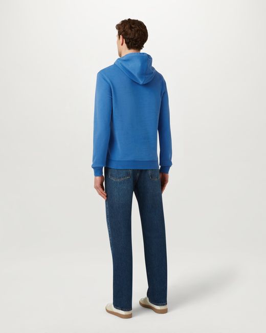 Belstaff Blue Men's Hoodie Cotton Fleece for men