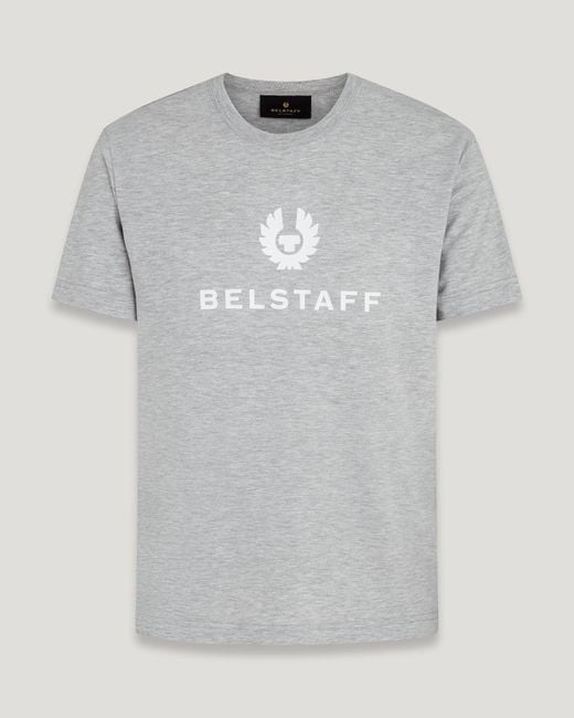 Camiseta signature Belstaff de hombre de color Gray