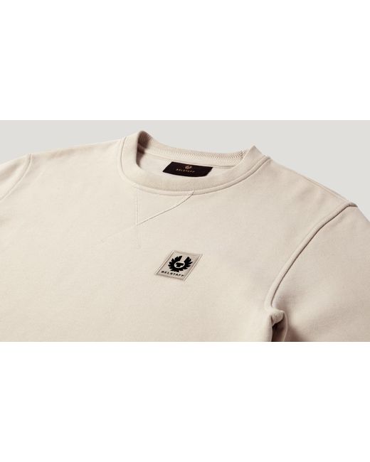 Belstaff Natural Men's Sweatshirt Cotton Fleece for men
