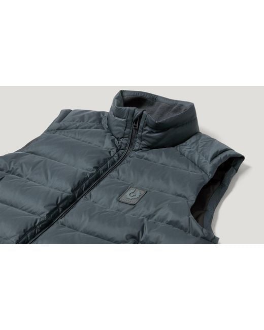 Belstaff Blue Men's Compound Gilet Down Filled Nylon for men