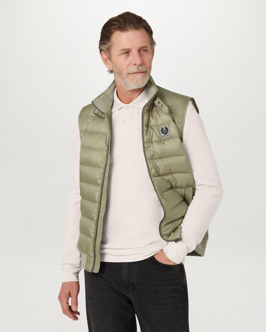 Belstaff Natural Men's Long Sleeved Polo Cotton Pique for men