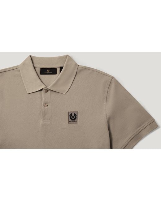 Belstaff Natural Men's Polo Cotton Pique for men