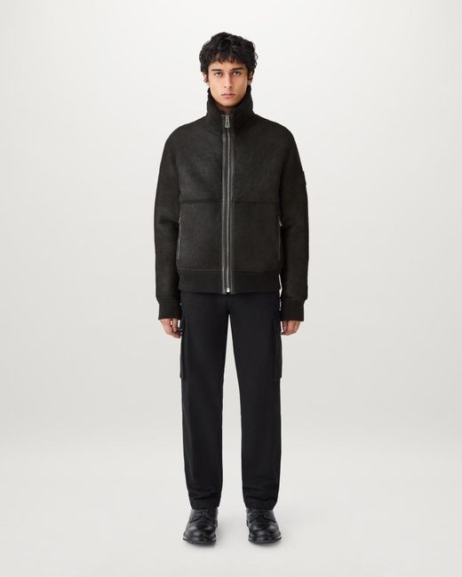 Belstaff Black Trace Jacket English Shearling for men