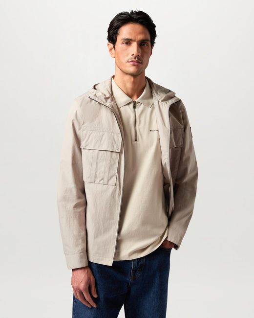 Belstaff Natural Men's Alloy Polo Cotton Jersey for men