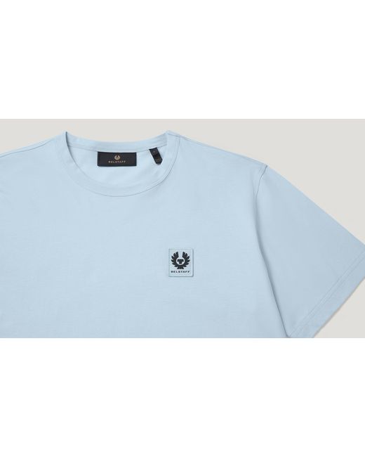 Belstaff Blue Men's T-shirt Cotton Jersey for men