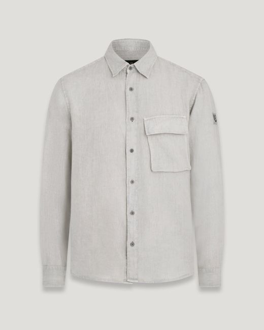 Belstaff Gray Scale Shirt for men