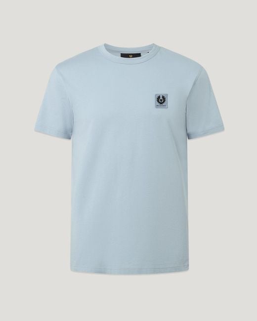 Belstaff Blue Men's T-shirt Cotton Jersey for men