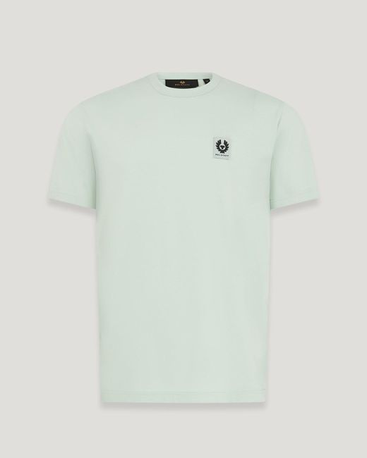 Belstaff Green T-Shirt Cotton Jersey for men