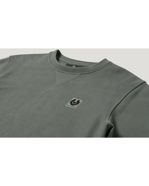 Belstaff Gray Men's Sweatshirt Cotton Fleece for men