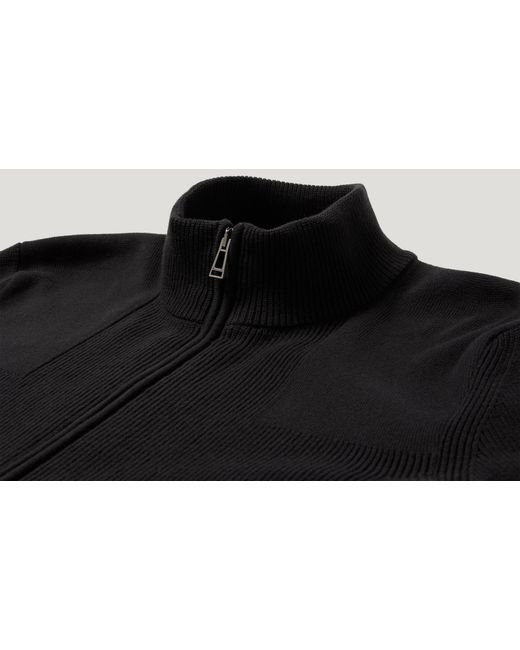 Belstaff Black Men's Commander Full Zip Cotton for men