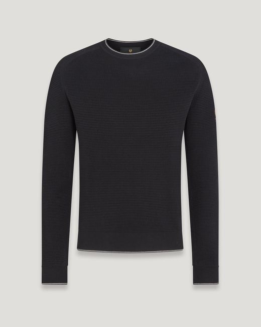 Belstaff Blue Cole Crewneck Jumper for men