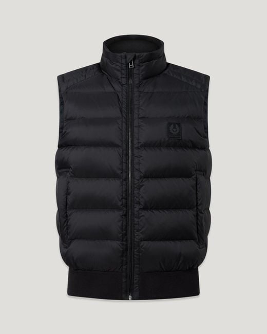 Belstaff Black Men's Compound Gilet Down Filled Nylon for men