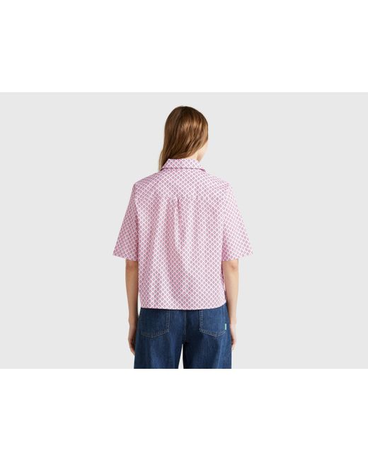 Benetton Black Benetton, Patterned Shirt