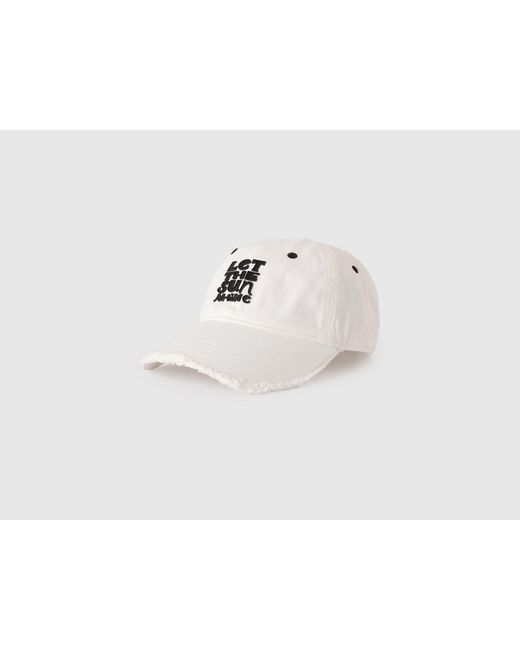 Benetton Black Benetton, Baseball Cap With 3D Application