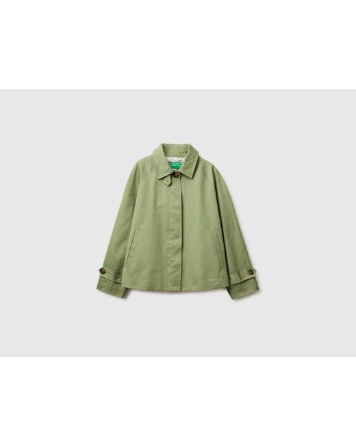 Benetton Green Benetton, Short Trench Coat