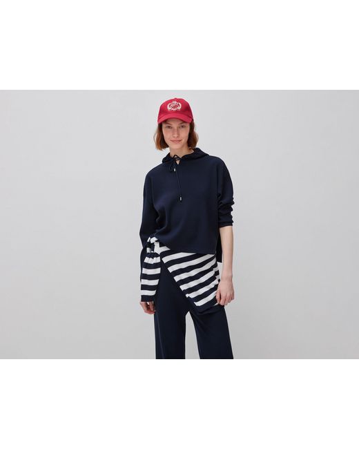 Benetton Black Benetton, Oversized Fit Sweater With Hood