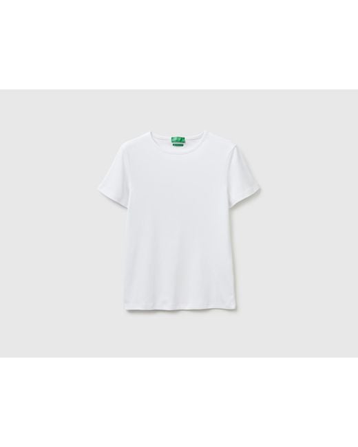 Benetton Black Benetton, Slim Fit Crew Neck T-Shirt