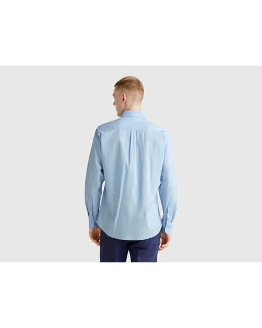 Benetton, Camicia Regular Fit Button-Down, Taglia, Blu Chiaro, Uomo di Benetton in Blue da Uomo