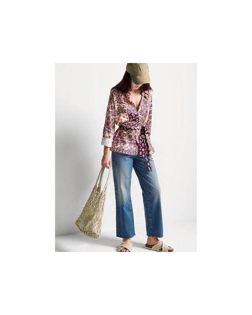 Benetton Blue Benetton, Cropped Cotton Jeans