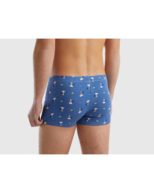 Benetton Blue Snoopy ©peanuts Boxers for men
